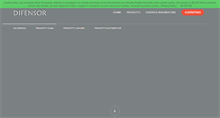 Desktop Screenshot of difensor.com
